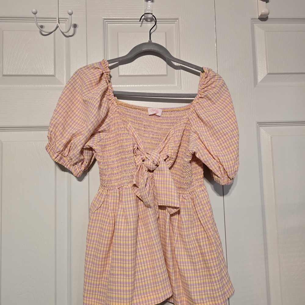 Pink Lily Babydoll Top